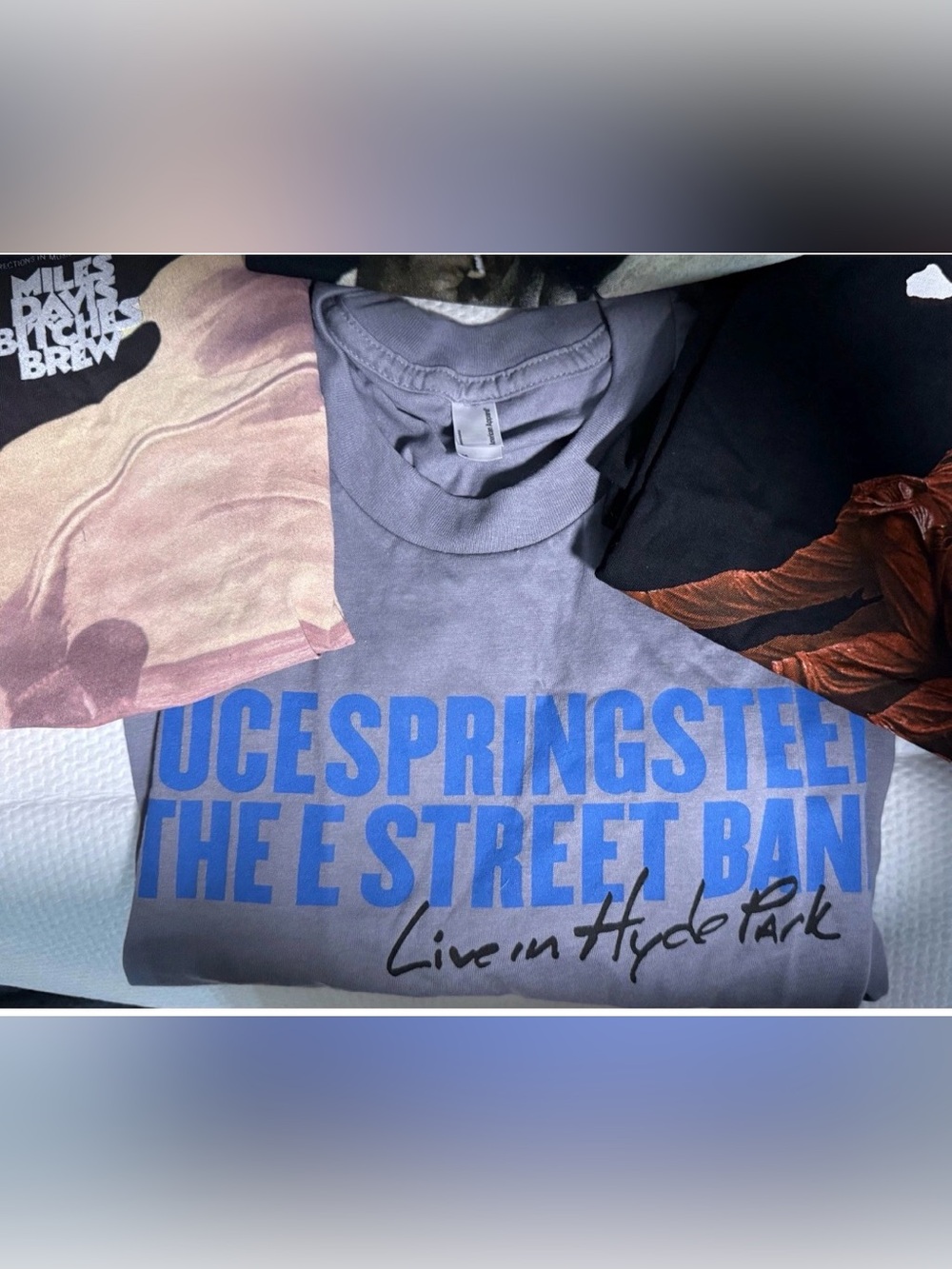 Bruce Springsteen & The E Street Band T-Shirt Mens Medium Live in Hyde Park